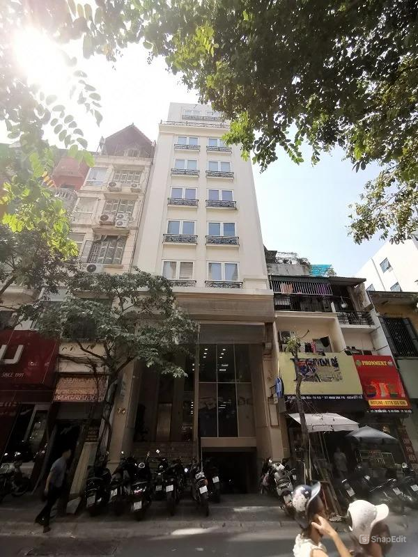 9 Tầng Phố Cổ 80M2 MT6M 63 Tỷ Thuê 1,5 tỷ/năm Vỉa Hè Rộng Ô TÔ 2 Chiều