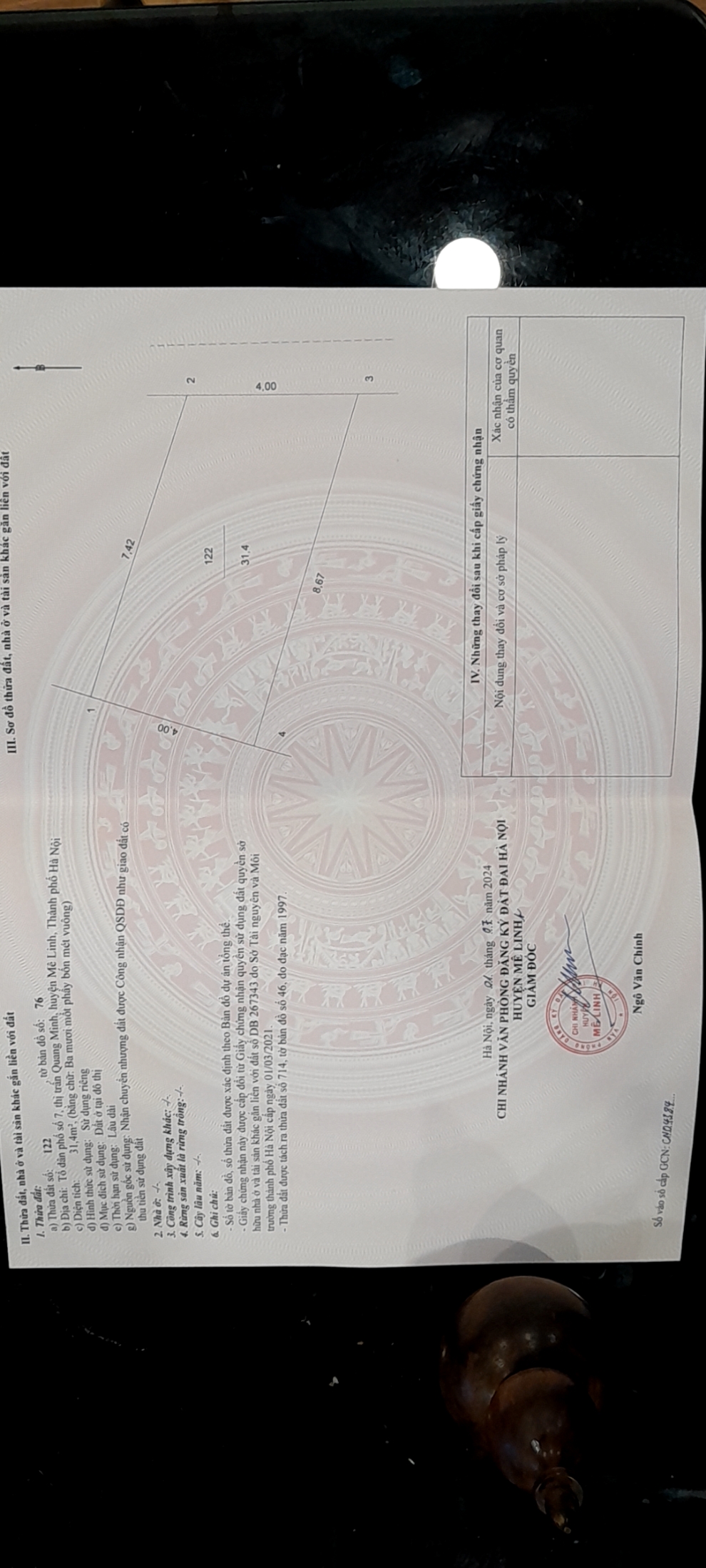 Chỉ 1,8x tỷ LÔ ĐẤT KINH DOANH ĐẮC ĐỊA MẶT ĐƯỜNG VÕ VĂN KIỆT, Tổ7-tt Quang Minh, Mê Linh. Ngay ngã tư Mặt đường Võ Văn