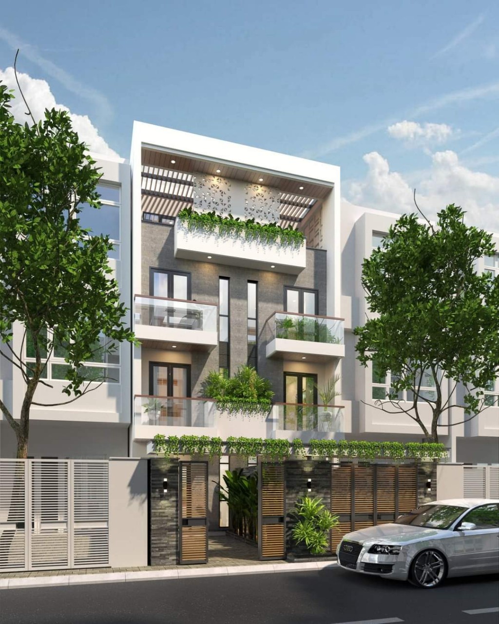 Chu Huy Mân, Long Biên 70m2, 4 tầng, full nội thất, gara ô tô, giá 10.5 tỷ