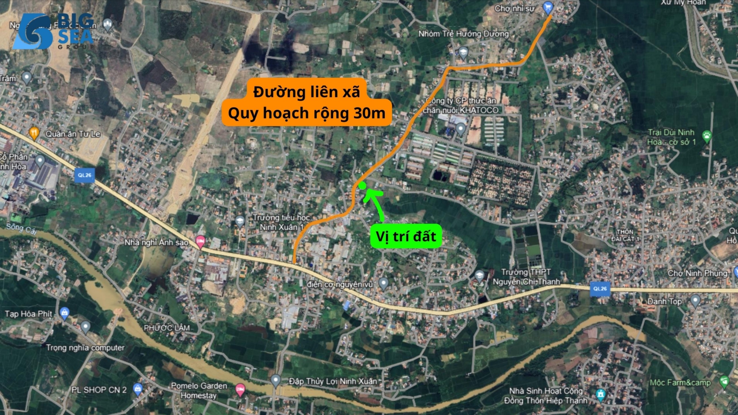 BÁN NHANH SIÊU PHẨM TẠI NINH HÒA GIÁ CHỈ 2.4xx TỶ