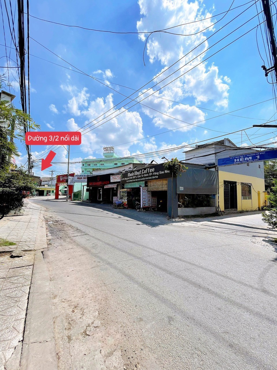 035NỀN VỊ TRÍ ĐẸP TRỤC CHÍNH HẺM 1 TRẦN VĨNH KIẾT (MẶT TIỀN SÂN BÓNG AN BÌNH) - THUẬN TIỆN KINH DOANH MUA BÁN