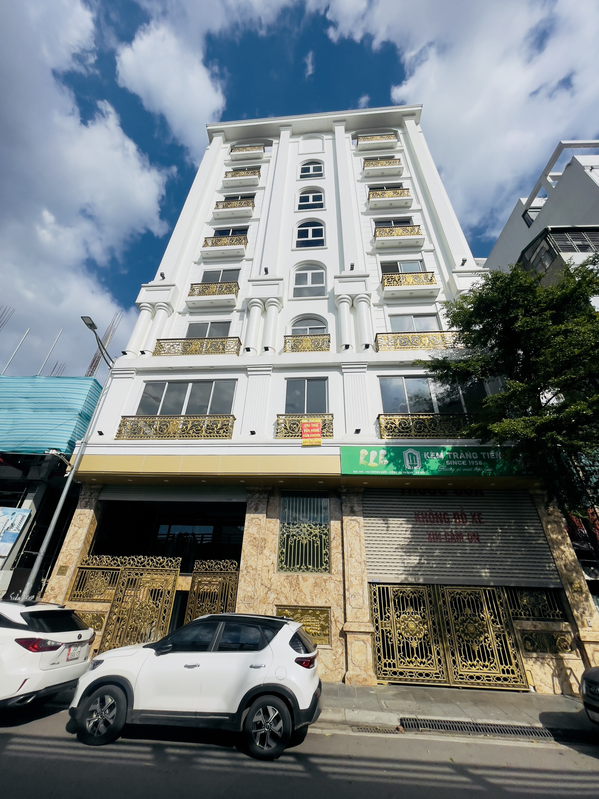 Chính chủ cho thuê MBKD mới 100% tại 198 đường Bưởi - Ba Đình (gần sát ngã tư Đào Tấn - Nguyễn Khánh Toàn) khu vực kinh