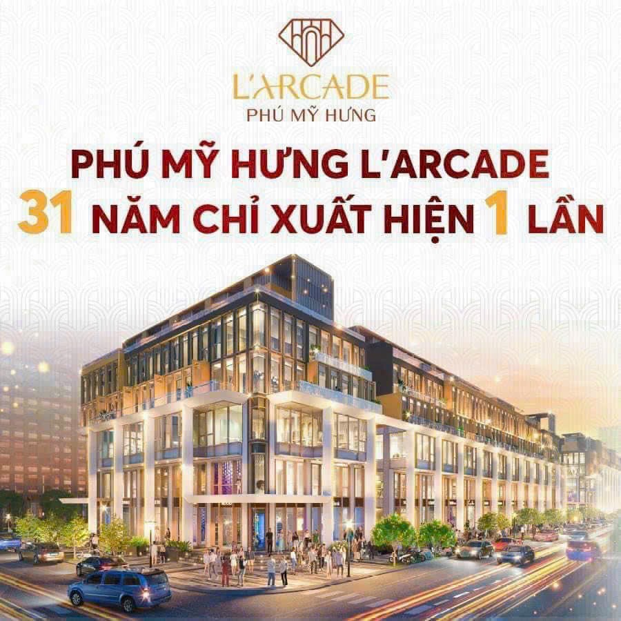 Bán căn góc siêu đẹp tại dự án L'arcade Phú Mỹ Hưng. Mua giá gốc giai đoạn 1 - Thanh toán dài hạn, ngân hàng hỗ trợ 0%ls