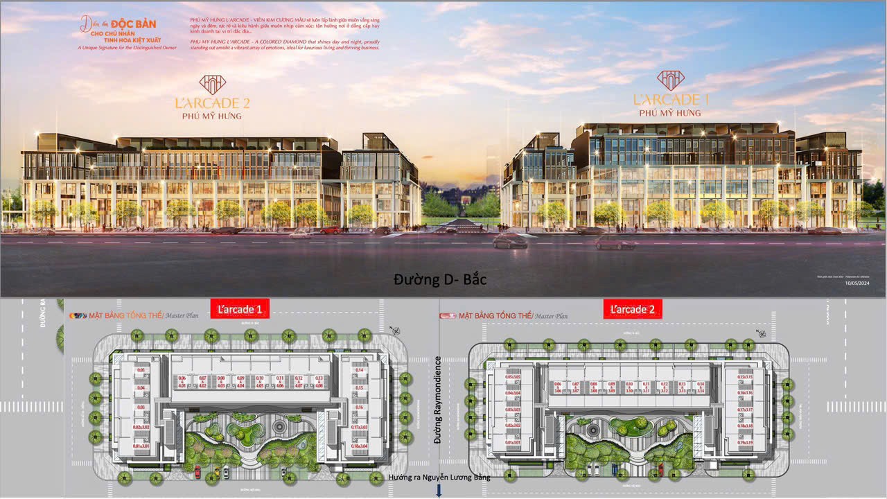 Dự án L'arcade Phú Mỹ Hưng, P.Tân Phú, Quận 7. Cập nhật giỏ hàng và chính sách mới nhất từ chủ đầu tư