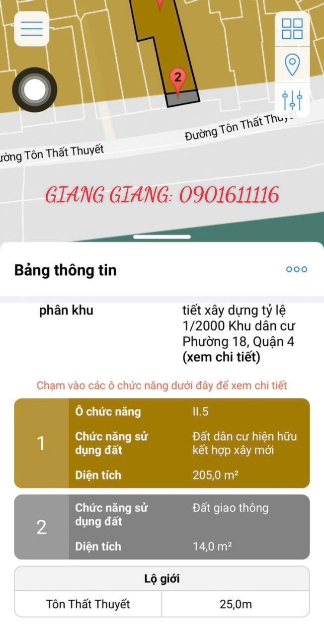 SIÊU ĐỈNH VIEW SÔNG ĐƯỜNG TÔN THẤT THUYẾT QUẬN 4 - NGANG 9M HIẾM NHÀ BÁN - GIANG GIANG : 0901611116