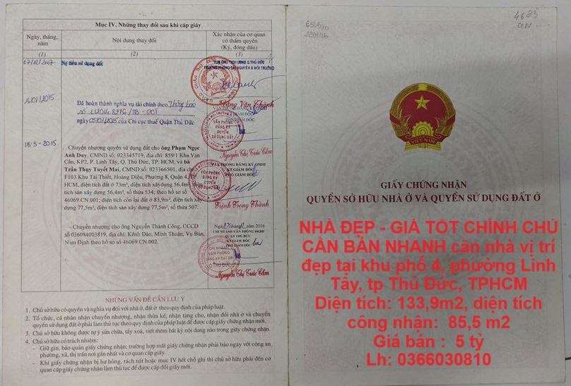 NHÀ ĐẸP - GIÁ TỐT CHÍNH CHỦ CẦN BÁN NHANH căn nhà vị trí đẹp tại tp Thủ Đức, TPHCM