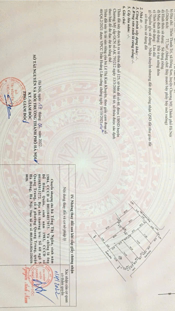 chỉ nhỉnh tỷ - lô góc full thổ cư 77.7m đông sơn - ô tô chạy tít mù - cách ql6 chỉ 300m , thị trấn chúc sơn có 5km ,