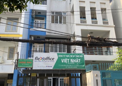 Cho thuê nhà làm văn phòng hoặc nha khoa, số nhà 111 mặt tiền đường Nguyễn Cửu Vân, p17,q Bình Thạnh,Tphcm, gồm tầng