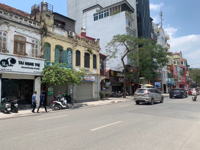 Bán tòa nhà phố NGUYỄN THÁI HỌC - Đống Đa, LÔ GÓC, MẶT TIỀN SIÊU RỘNG 9m, 70m2 x 10 tầng, 45 tỷ