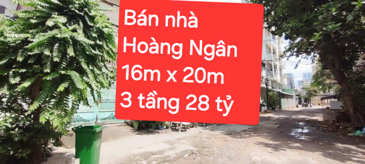 Bán nhà xe container 320m2 Hoàng Ngân phường 16 quận 8 giá chỉ 26,5 tỷ
