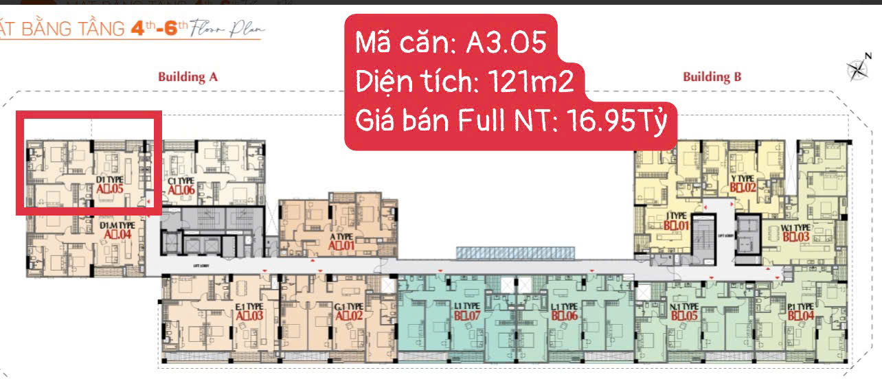 Bán căn góc 121m2 A3.05 tại dự án The Horizon Phú Mỹ Hưng, Nhà đầy đủ nội thất, Xách vali vào ở ngay