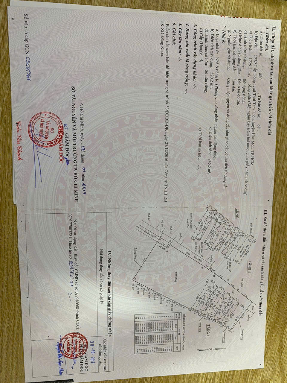 BÁN NHÀ 80X23M MẶT TIỀN NHỰA 10M THỚI TAM THÔN 6, HÓC MÔN