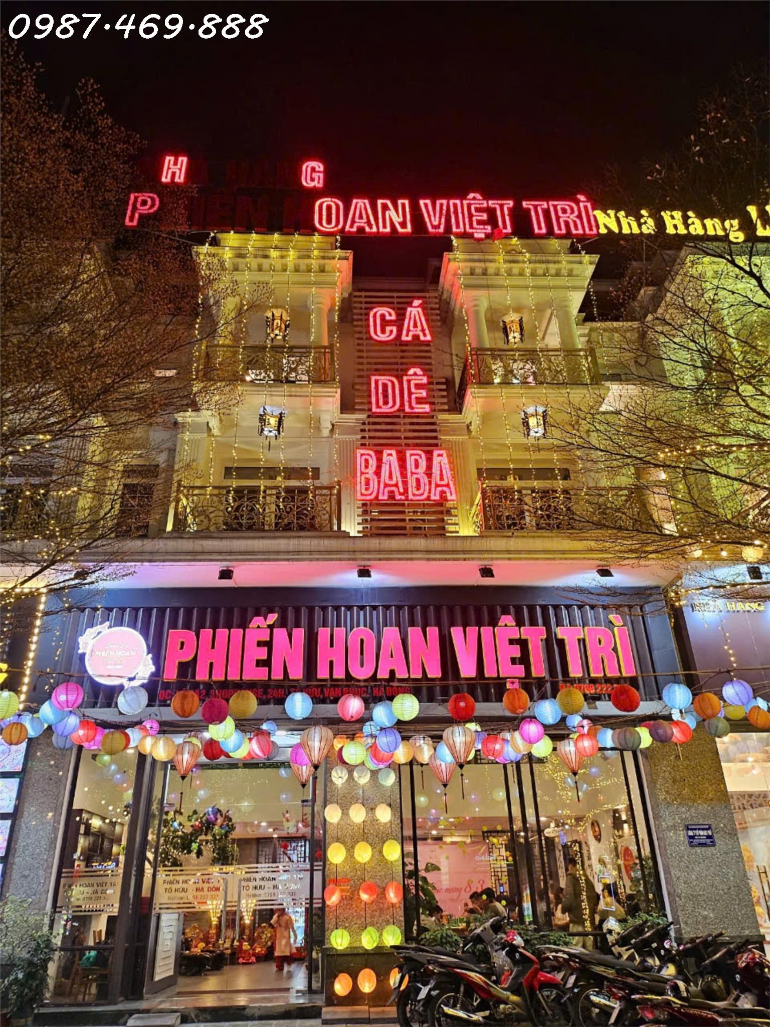 Do không có thời gian quản lý chi nhánh Nhà hàng Phiến Hoan Việt Trì cơ sở 3 tại Tố Hữu, phường Vạn Phúc, quận Hà Đông,