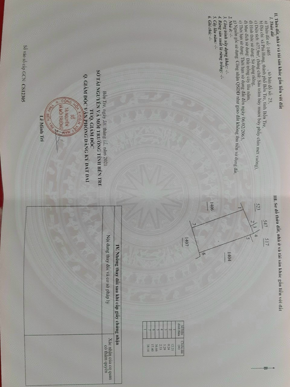 Chính Chủ Cần Bán 3 Lô Đất Vị Trí Đẹp Tại Tp Bến Tre