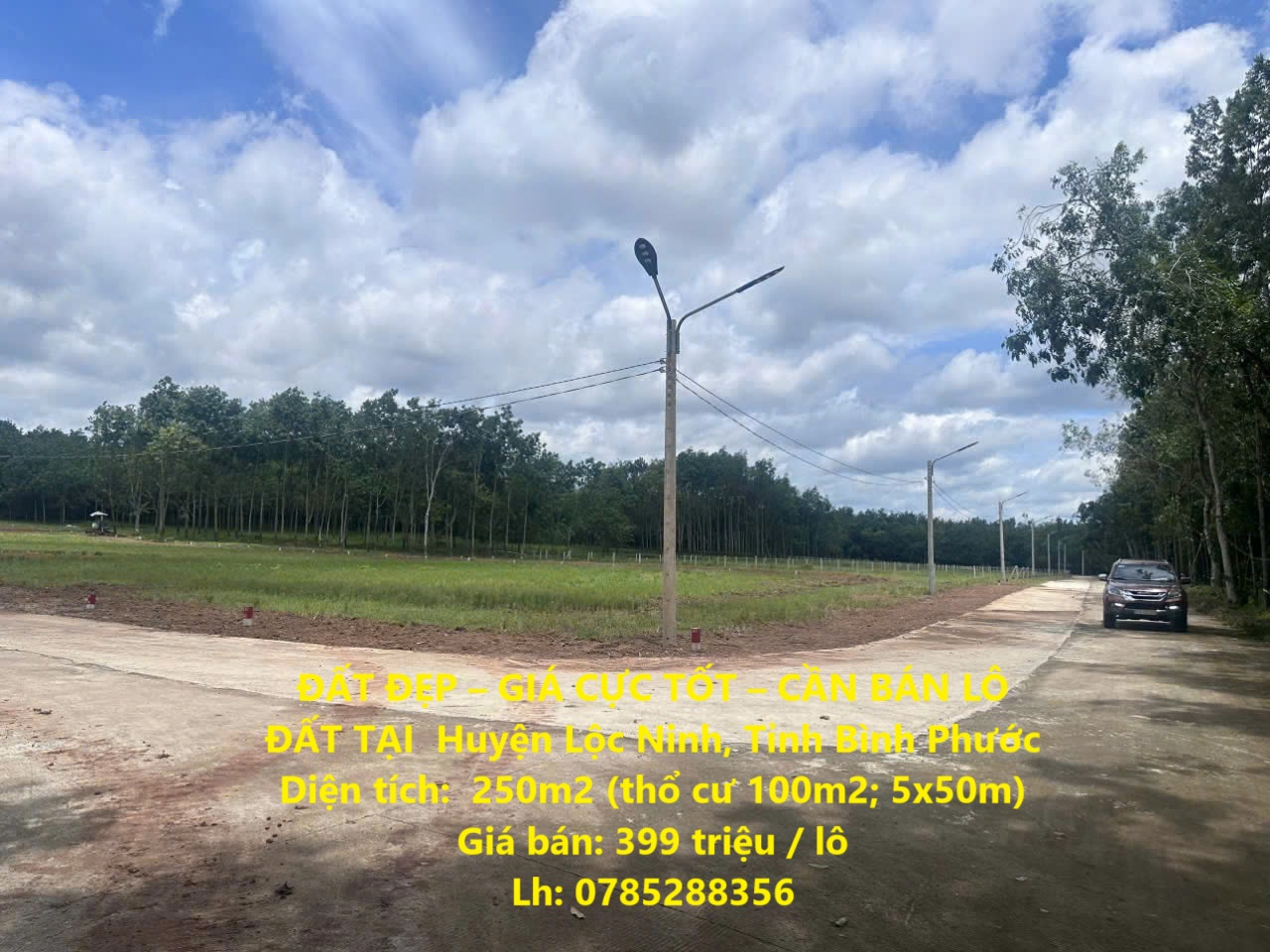 ĐẤT ĐẸP – GIÁ CỰC TỐT – CẦN BÁN LÔ ĐẤT TẠI Huyện Lộc Ninh, Tỉnh Bình Phước