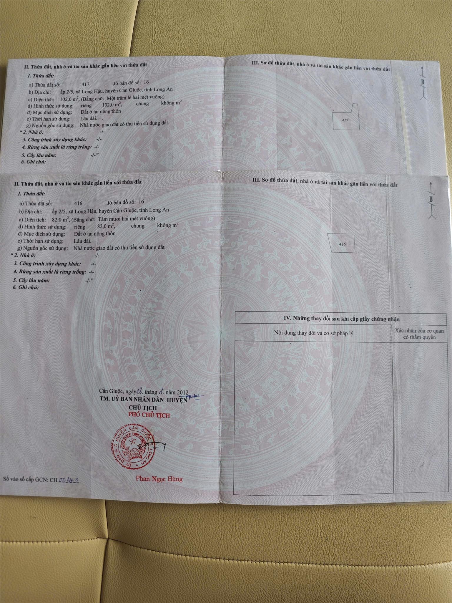 ĐẤT ĐẸP - ĐẦU TƯ SINH LỜI - Cần Bán Nhanh Lô Đất Đường Lê Văn Lương, xã Long Hậu , Cần Giuộc , Long An