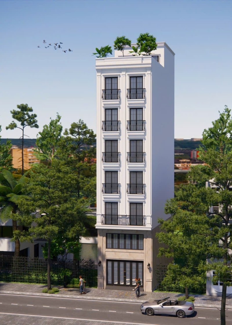 18 Phòng Khép Kín. Trần Cung, Bắc Từ Liêm. 64m2; 7 tầng, TMay; MT 6m; Giá 14.7 tỷ