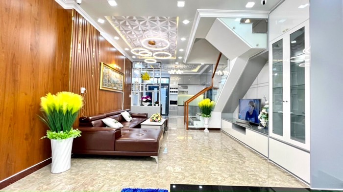 Mặt tiền đường N6 khu dân cư Anh Tuấn Green Riverside, Huỳnh Tấn Phát Nhà Bè, 4 tầng 80m2, 8.9 tỷ