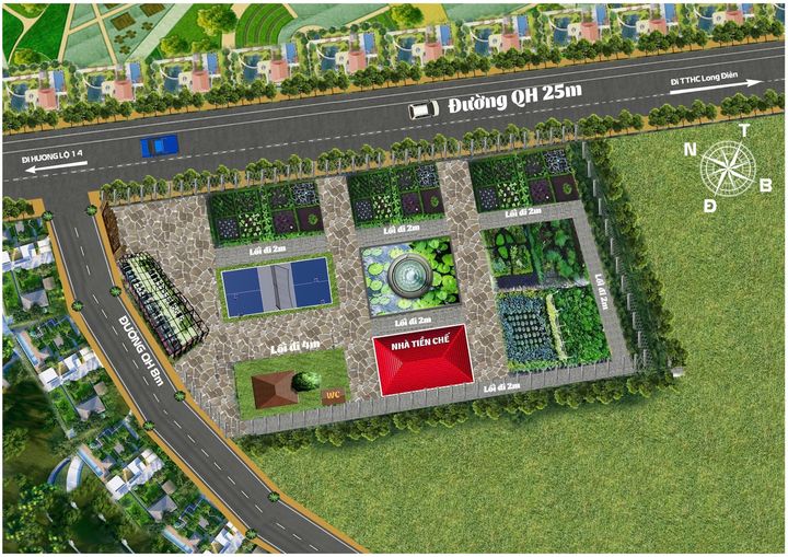 Đất hương lộ 14 Long Điền góc 2MT Đ QH 25m & 8m DT 87x67m giá 6 tỷ