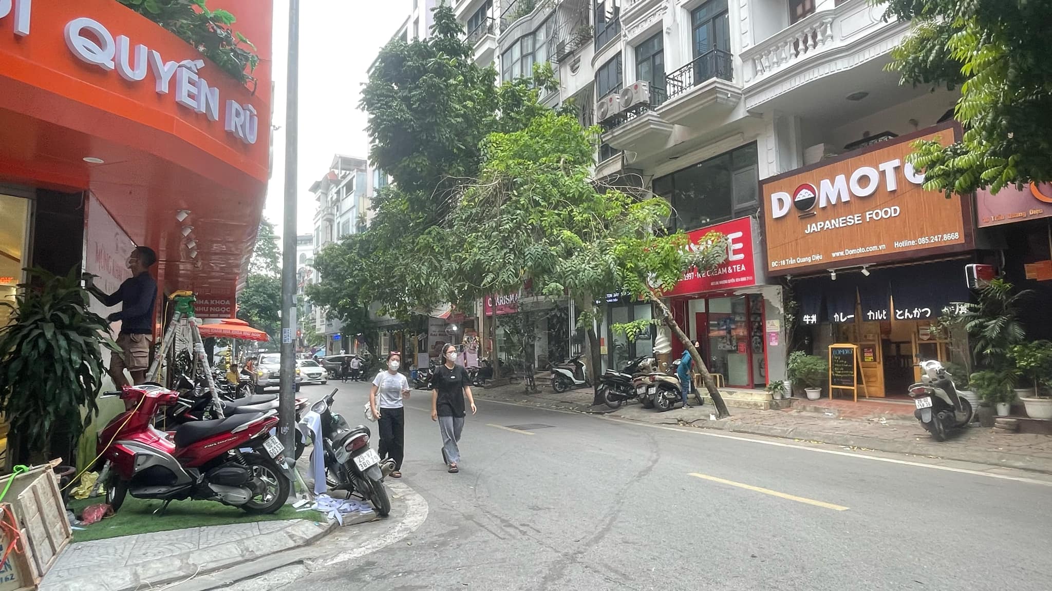 Nhà mới, thang máy Trần Quang Diệu, Đống Đa, kinh doanh rất tốt, gần 60m, 8 tầng chỉ 24 tỷ