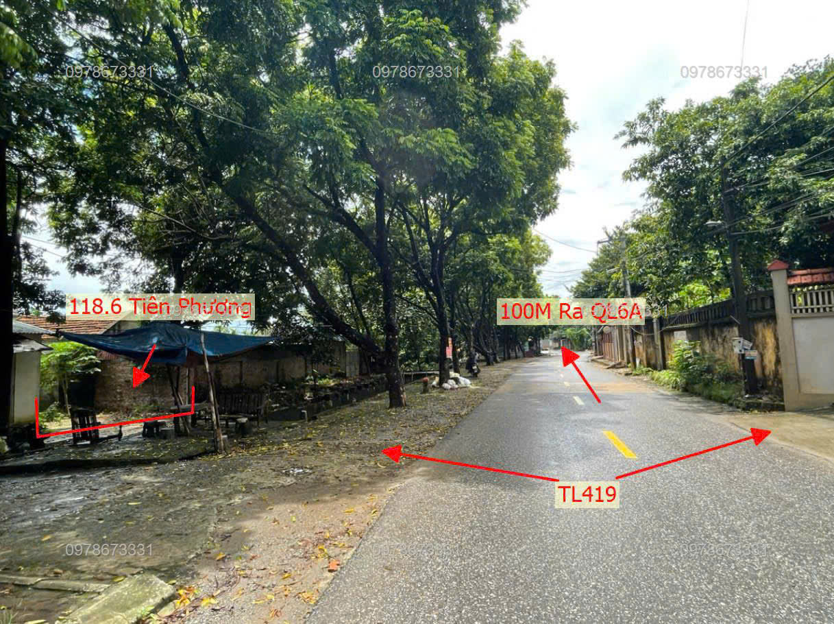 SIÊU PHẨM TRỤC CHÍNH KINH DOANH TẠI TỈNH LỘ 419 TIÊN PHƯƠNG-CHƯƠNG MỸ