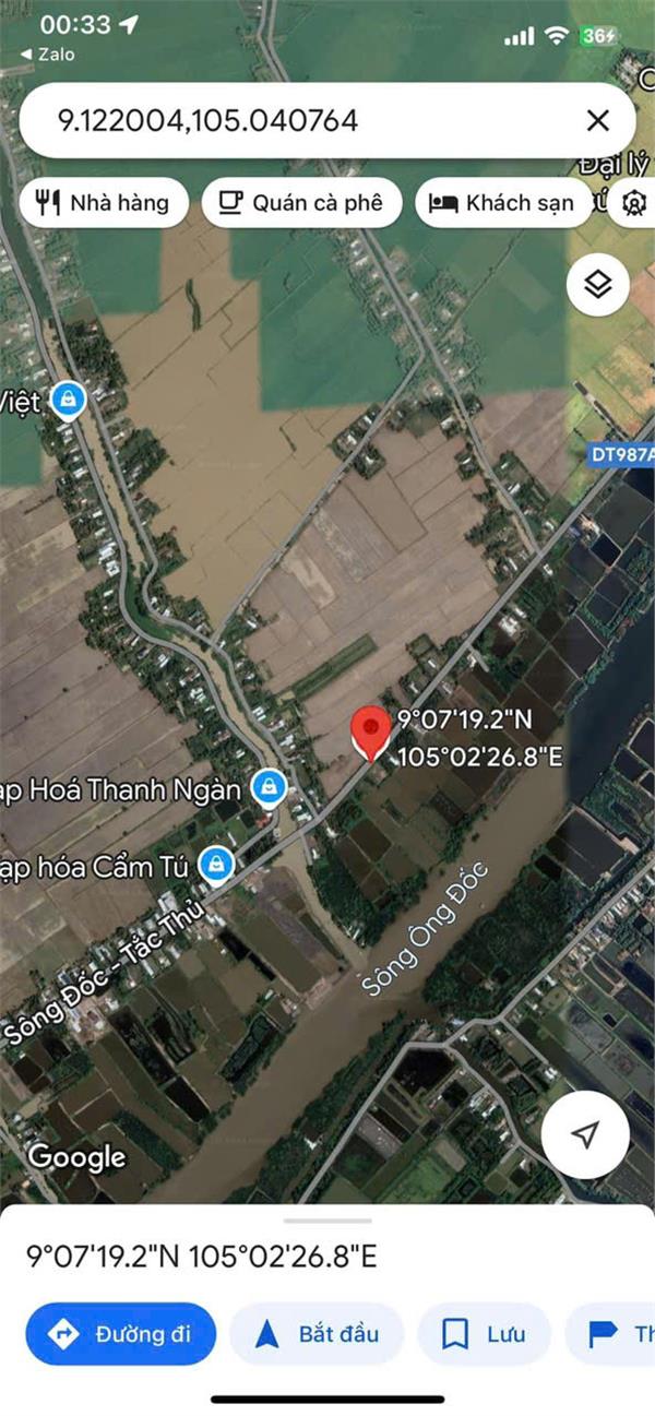 CHÍNH CHỦ Cần Bán gấp Đất Vị Trí Đẹp Tại gần cầu Rạch Cui, xã Khánh Bình, Trần Văn Thời, Cà Mau