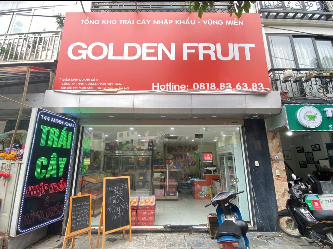 Sang nhượng Shop trái cây nhập khẩu 144 Minh Khai - Hai Bà Trưng -Hà Nội giá cực tốt chỉ #89 triệu..