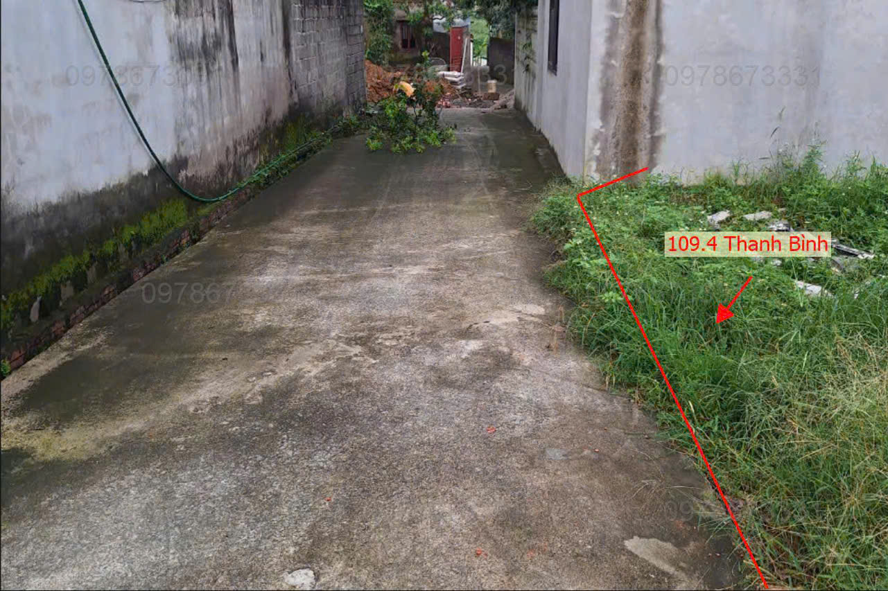 CHÍNH CHỦ BÁN LÔ ĐẤT 109,4M TẠI THANH BÌNH-CHƯƠNG MỸ