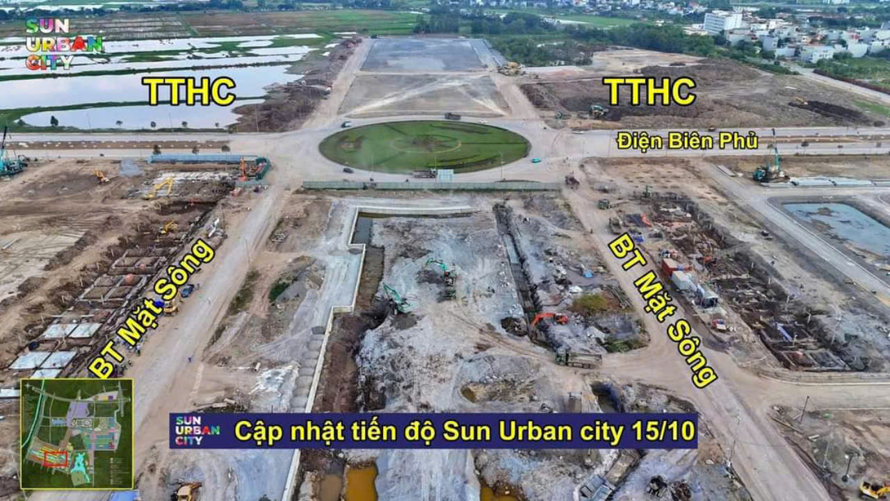 Cập nhật tiến độ dự án Sun Urban CITYHà Nam ngày 16/10 .Khu đô thị thời đại.Thành phố nghỉ dưỡng ngoại ô phía nam Hà