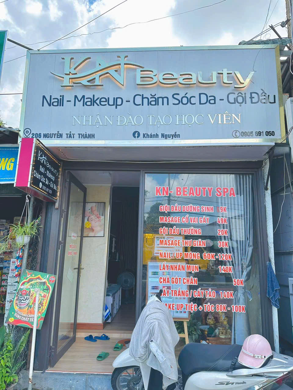 Sang nhượng tiệm Nail tại 206 Nguyễn Tất Thành ,Thuỷ Phương, Huế.