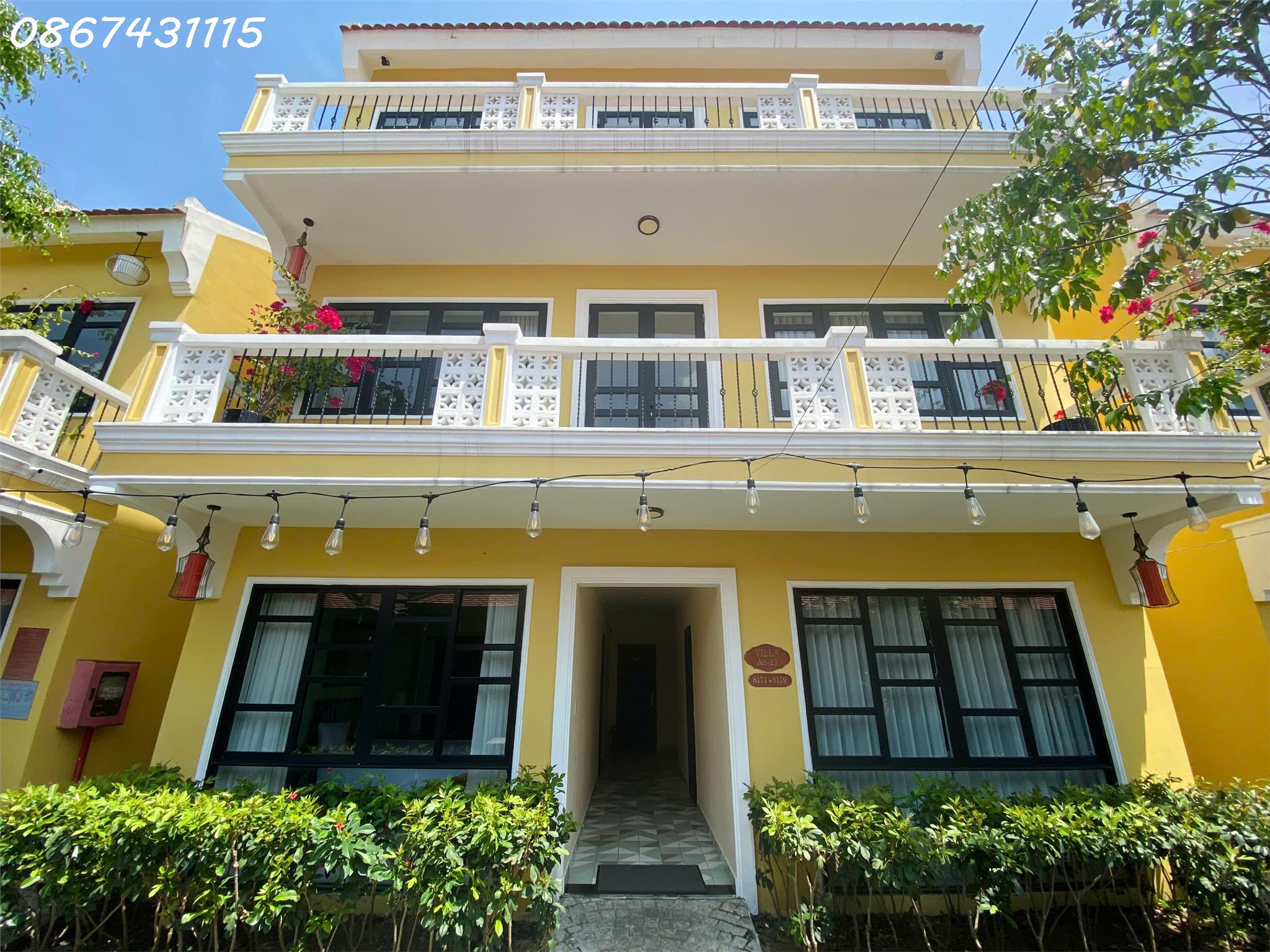 Chỉ 28tr/m2 sở hữu ngay villa 3 tầng trung tâm thành phố Hội An Đà Nẵng.