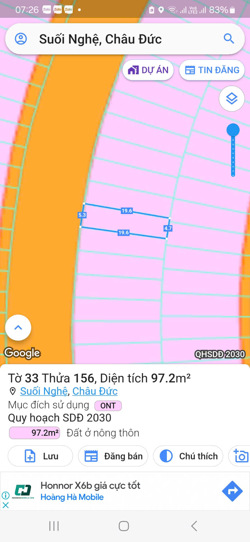 Chủ cần bán Tdc sn 2 nền liền kề tdc cư suối nghệ