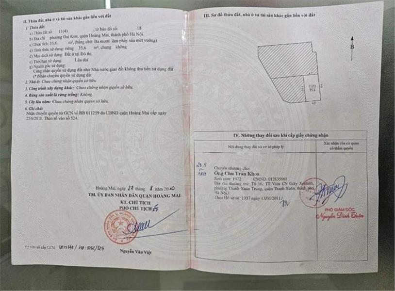 Bán nhà riêng 36m2, 3 tầng, 3PN, tại Kim Giang, Hoàng Mai, HN, ô tô đậu cửa, giá già 4,5 tỷ