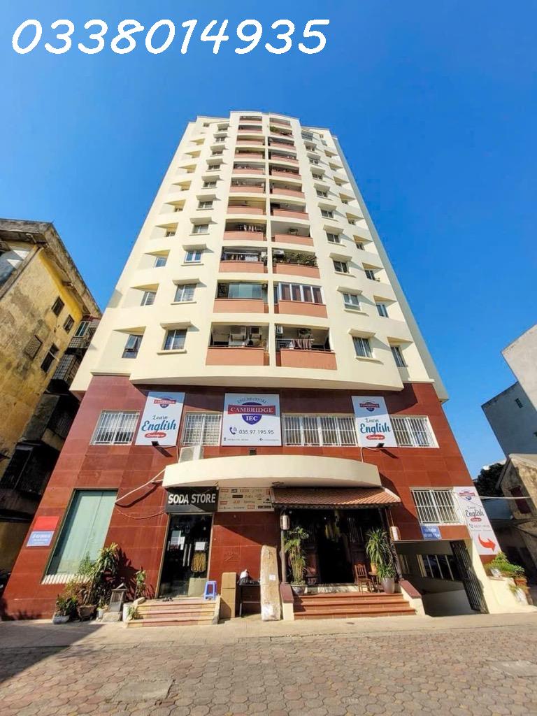 Cần bán căn hộ chung cư tầng 6 tại ngõ 195 Đội Cấn, Ba Đình, Hà Nội 2PN + 2WC - CĂN GÓC - SỔ ĐỎ CẤT KÉT. Diện tích