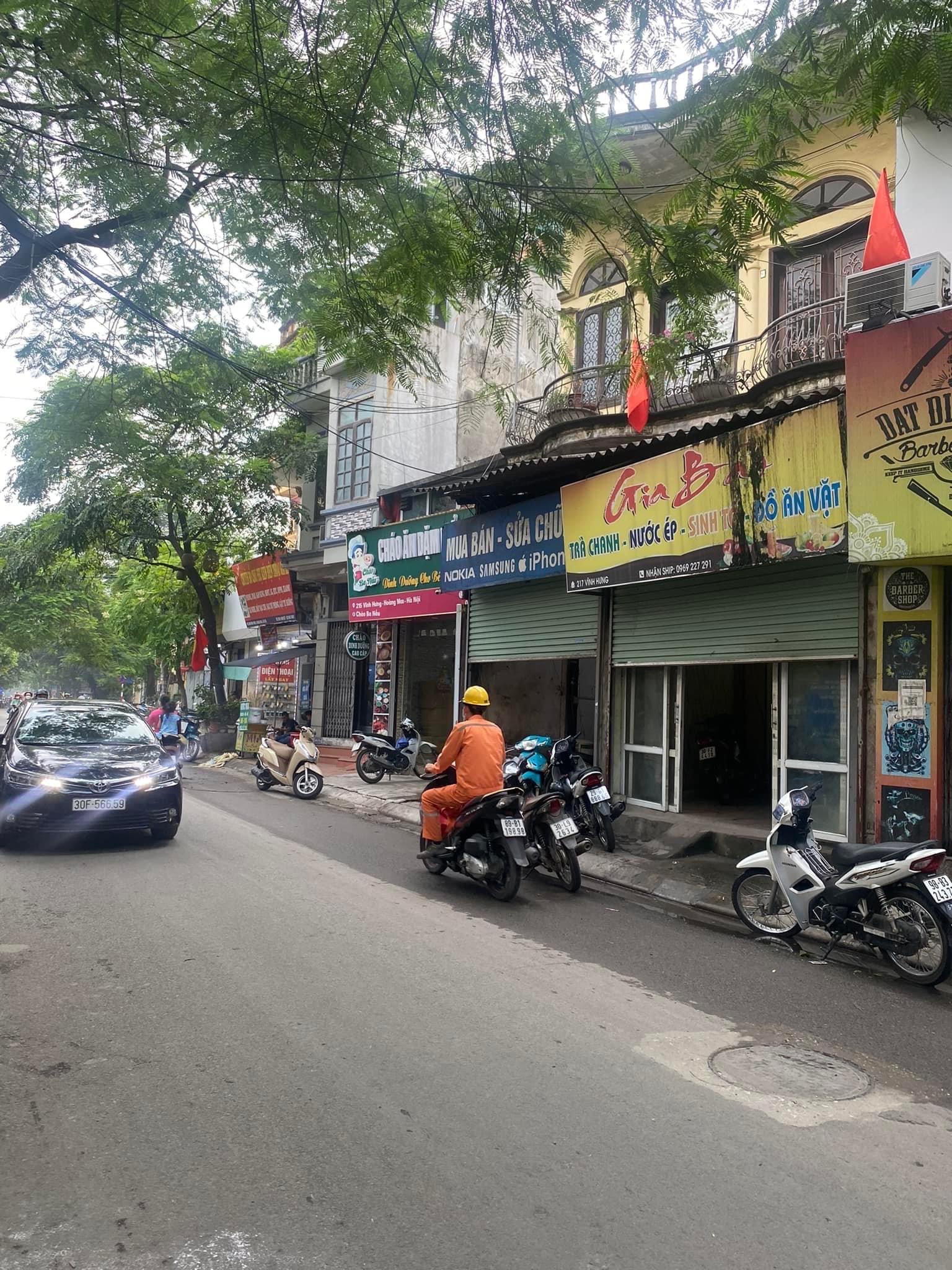 Bán mảnh đất mặt phố Vĩnh Hưng - Hoàng Mai, KINH DOANH, SẦM UẤT, 136m2, mặt tiền rộng 7m, 18 tỷ