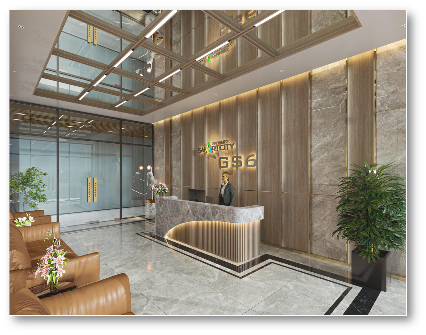 Cho thuê căn hộ 1PN 48m2 Vinhomes smart city 6,5 triệu