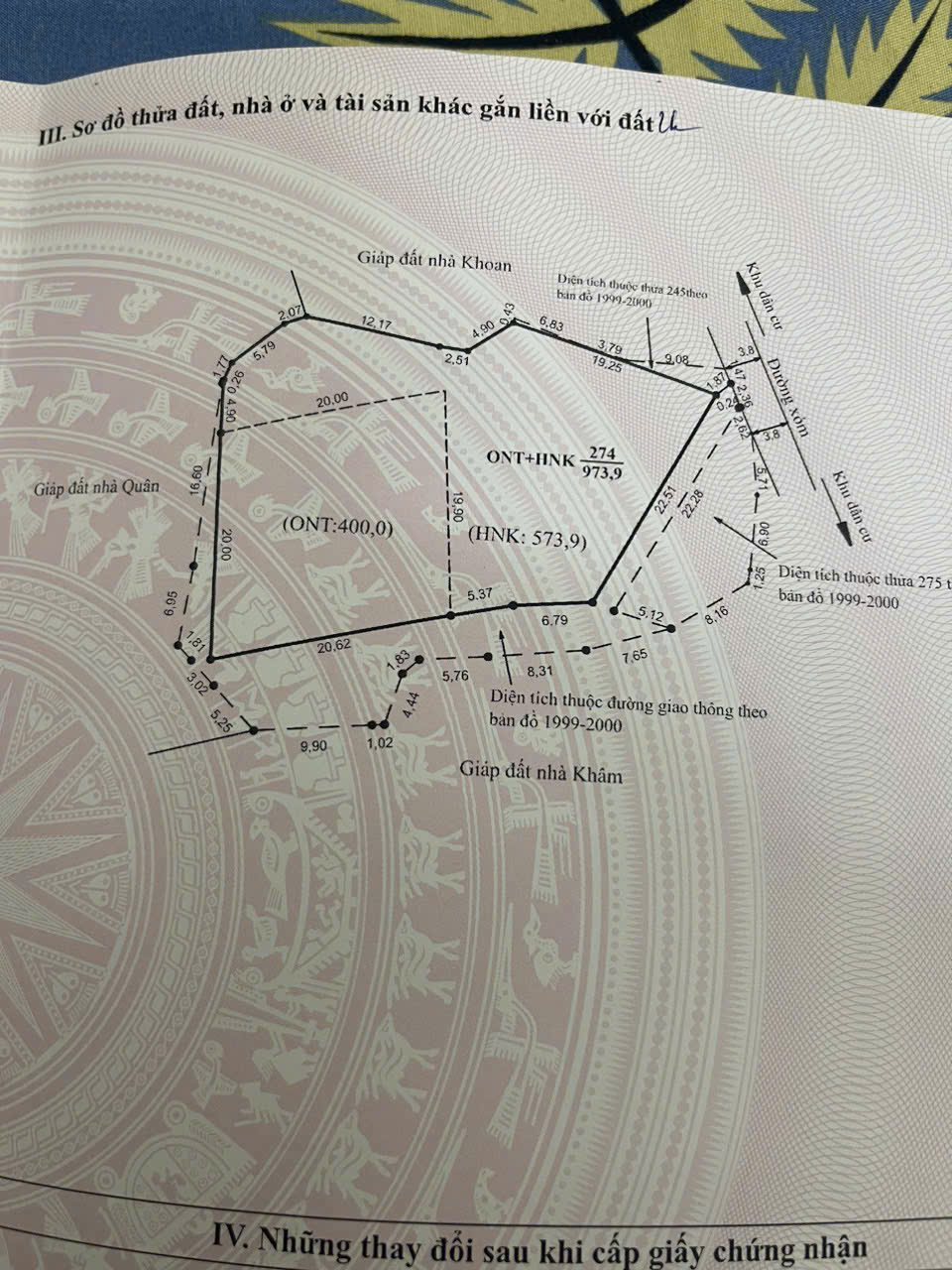 Bán cắt lỗ mảnh đất tại TT Mộc Châu -Sơn La