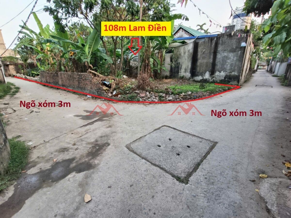 SIÊU PHẨM ĐẦU TƯ GIÁ 2TY550 ĐẤT TẠI LAM ĐIỀN-CHƯƠNG MỸ D/T:108M