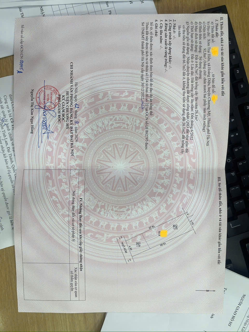 Giá 12.x triệu/m2 lô đất hơn 90m2 gần ngay Quảng Bị và đường máng bảy Liên hệ e Thắng:0982963222