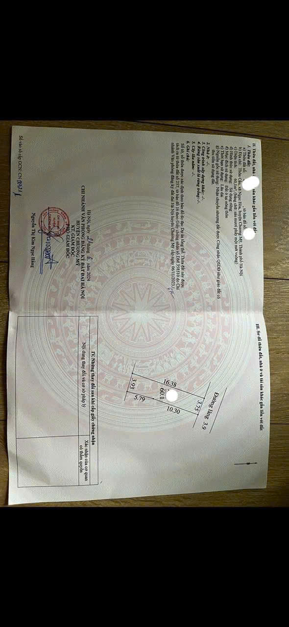 Còn sót 1 lô nhanh thì còn - Diện tích: 60,1m đất xã ngọc hoà - ngay chợ cống