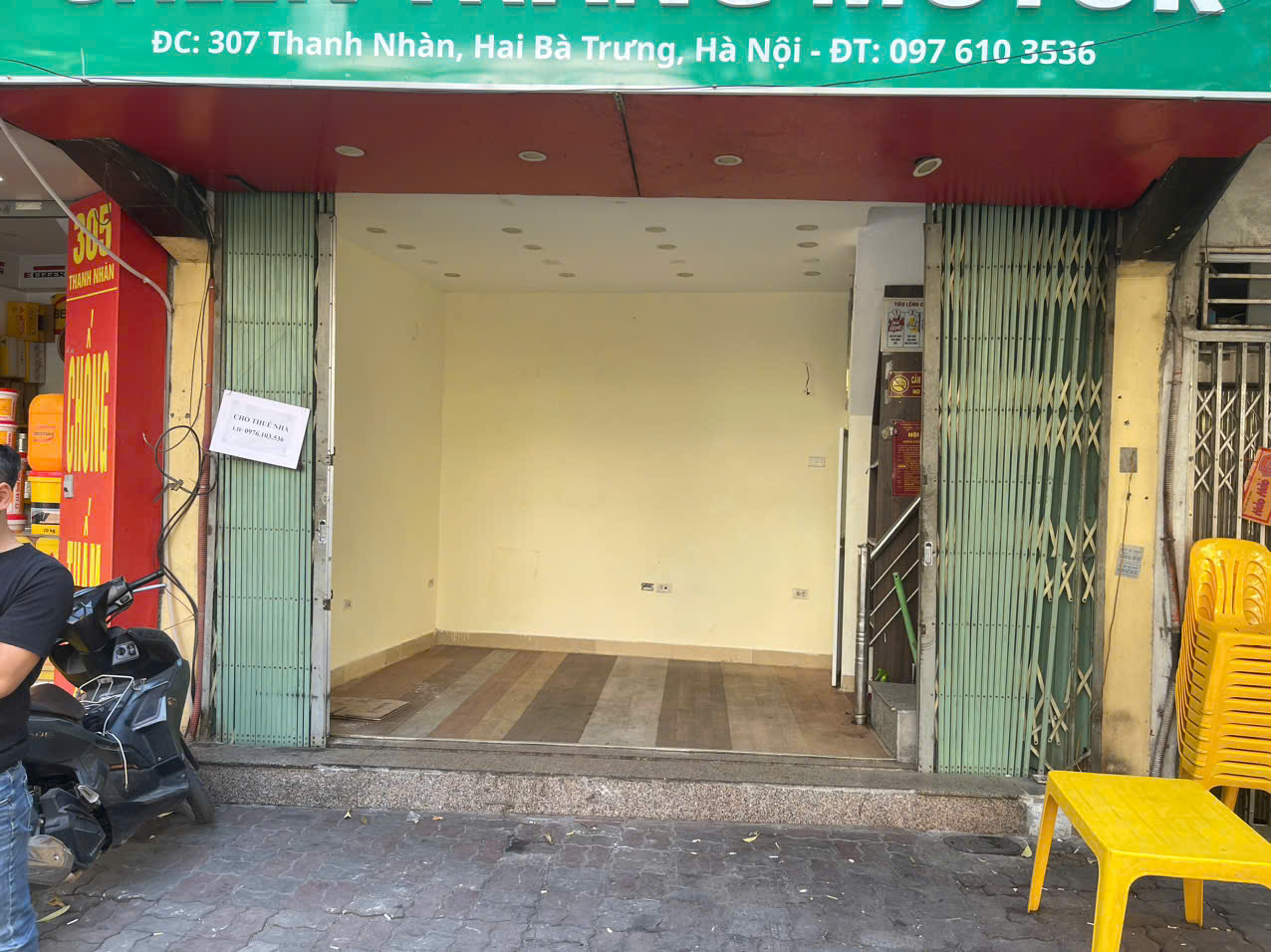 !! MẶT BẰNG ĐẸP - GIÁ RẺ - MẶT PHỐ - MẶT TIỀN 5M - CHÍNH CHỦ CHO THUÊ TẠI 307 THANH NHÀN, HAI BÀ TRƯNG, HÀ NỘI