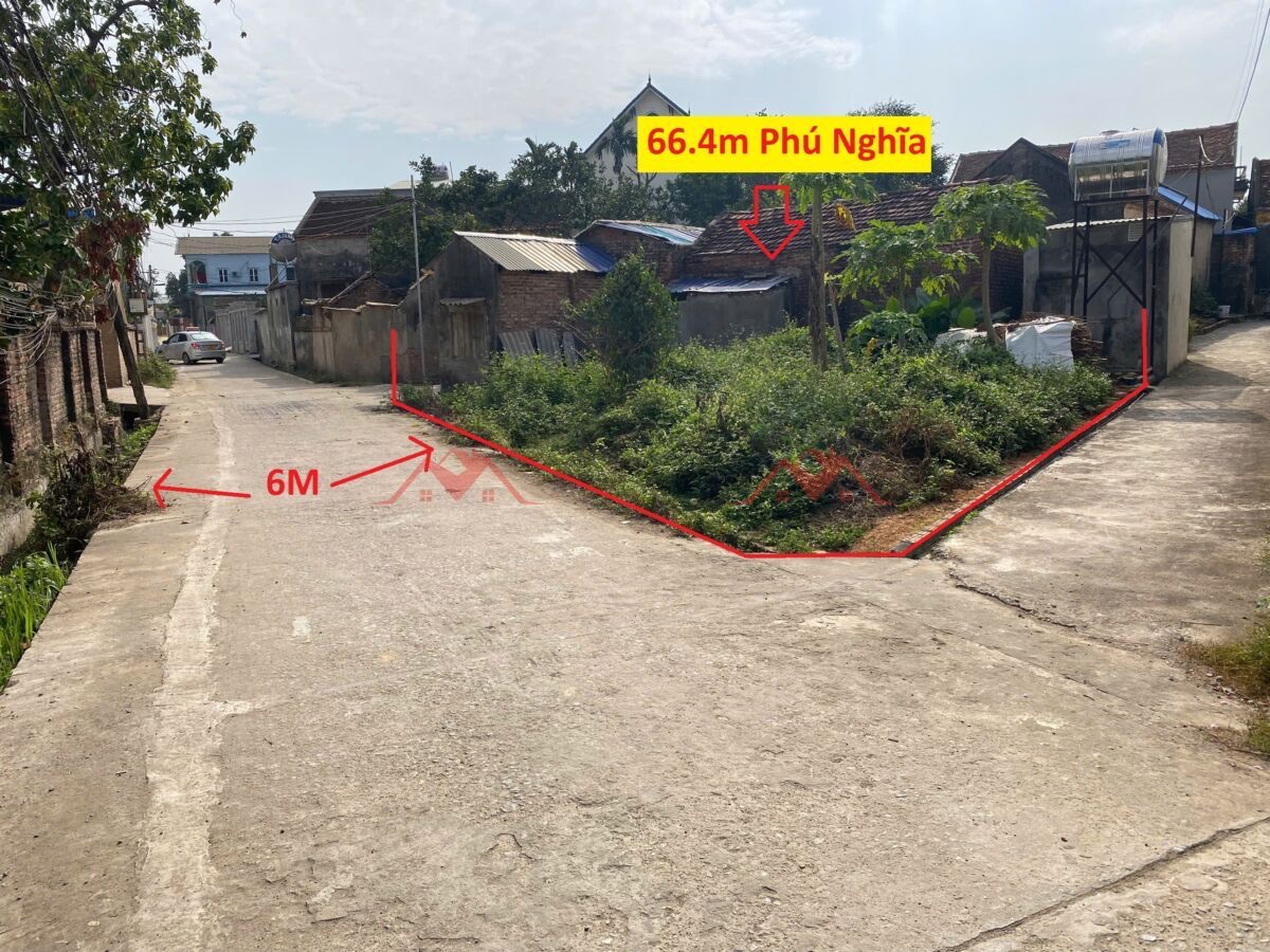 GIÁ 2TY4 ĐẤT TẠI PHÚ NGHĨA-CHƯƠNG MỸ D/T:66,4M