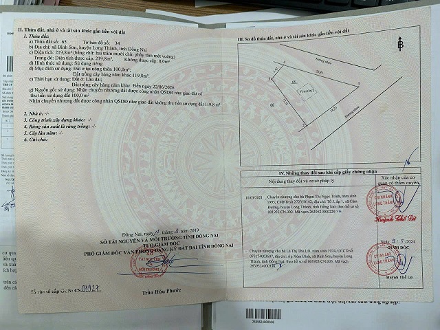 Nhà Chính Chủ - Giá Tốt - Vị Trí Đẹp Tại Sân Bay Long Thành - Ấp Xóm Đình, Xã Bình Sơn, Huyện Long Thành, Đồng Nai