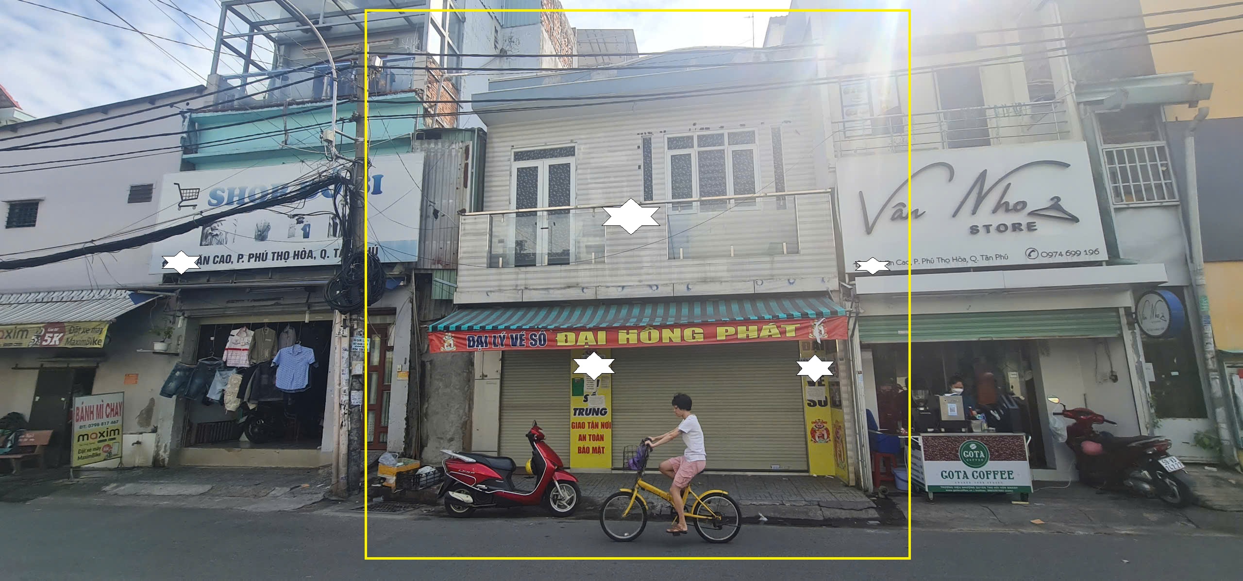 CỰC HIẾM-Cho thuê nhà Mặt Tiền Văn Cao NGANG 6M-GẦN NGÃ TƯ