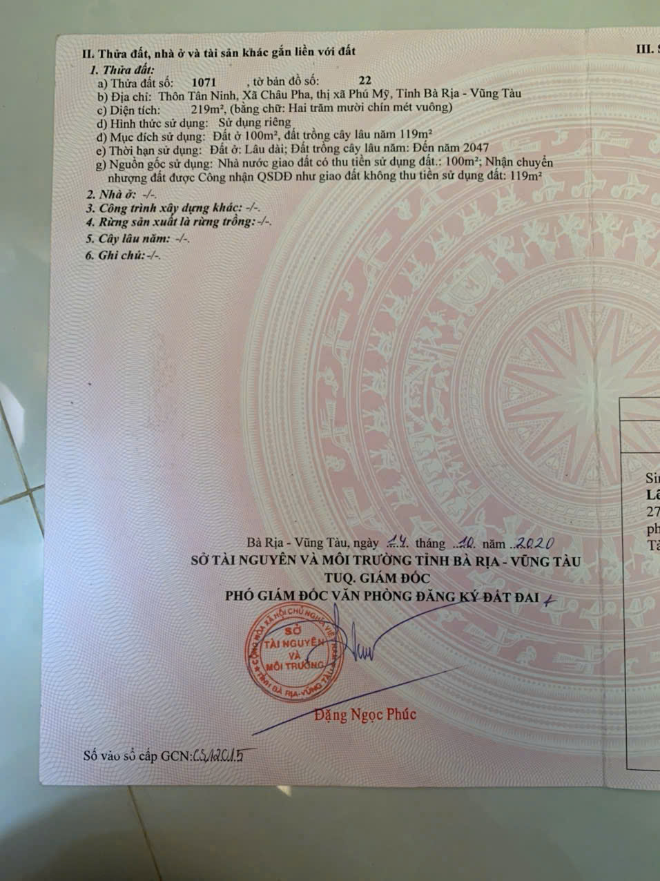 Tân ninh châu pha , dân cư kính mít , Mt đường nhựa, tiện ít , gần chợ , trường học 10.22.100 tc