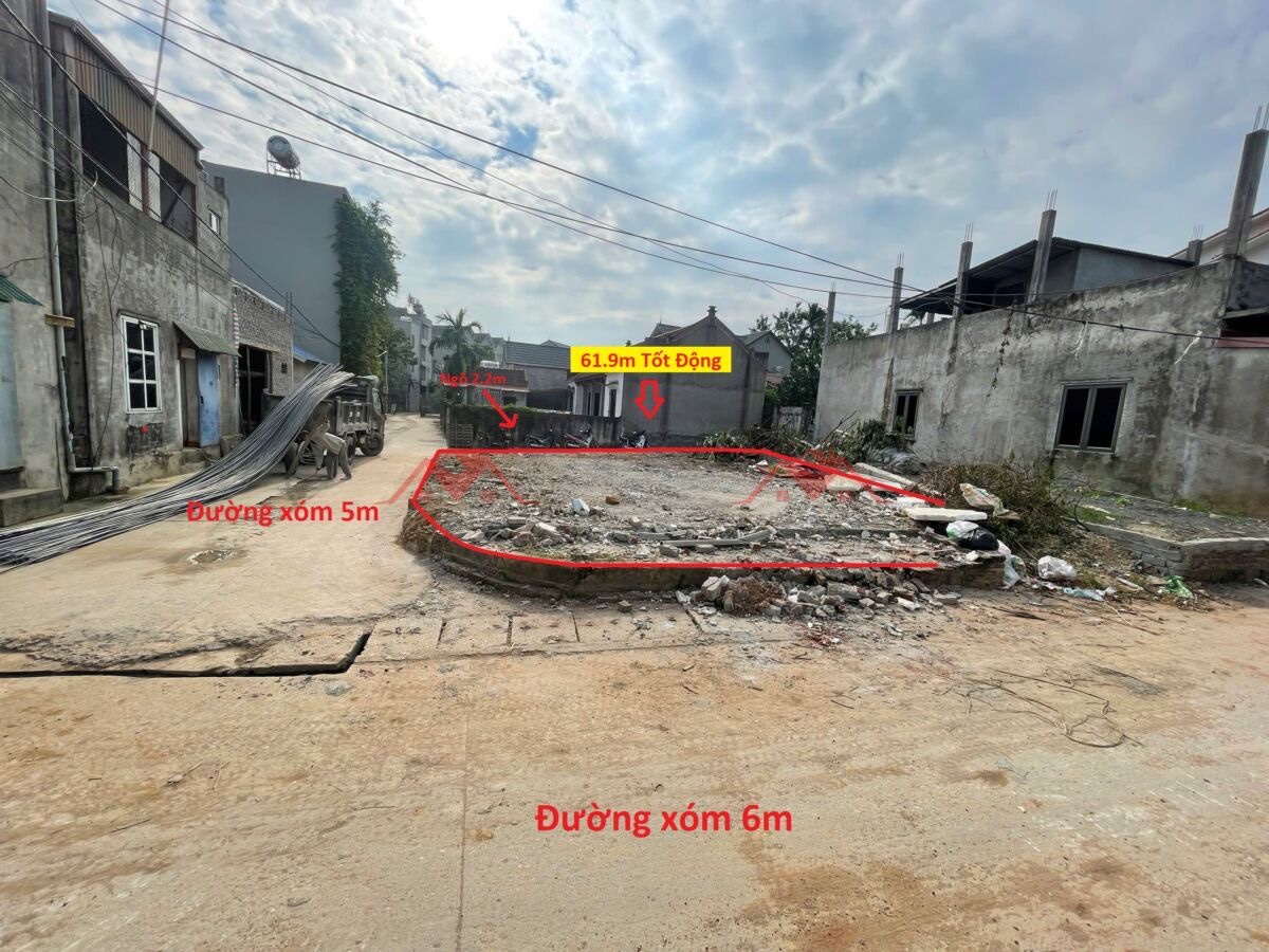 SIÊU PHẨM GIÁ 2,280 TỶ ĐẤT TẠI TỐT ĐỘNG-CHƯƠNG MỸ D/T:61,9M