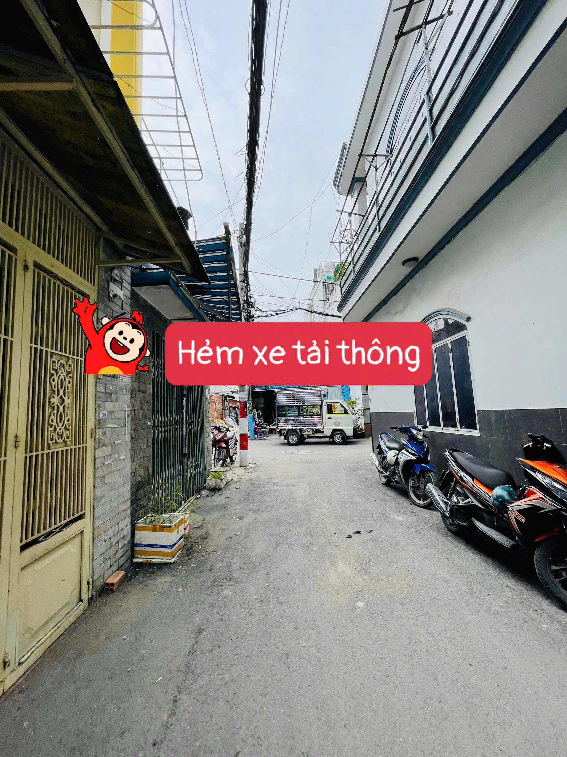 Bán nhà hẻm xe tải 60m2 SD chợ Thạch Đà, 2 tầng, full nội thất, nhỉnh 4 tỷ TL
