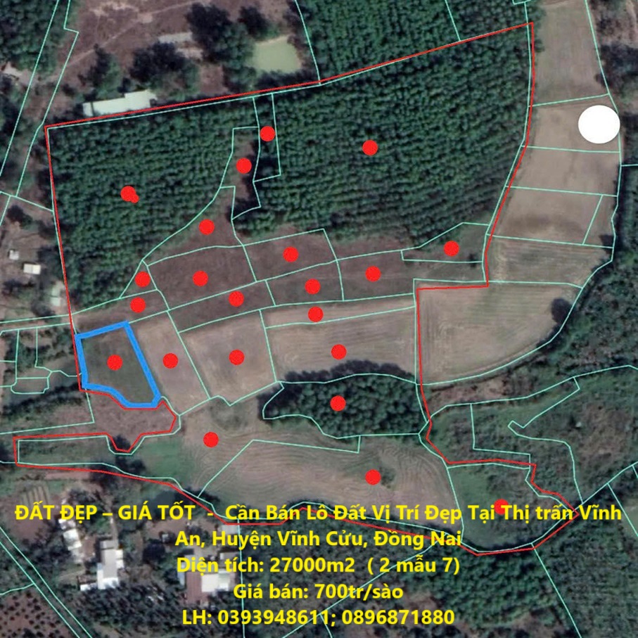 ĐẤT ĐẸP – GIÁ TỐT - Cần Bán Lô Đất Vị Trí Đẹp Tại Thị trấn Vĩnh An, Huyện Vĩnh Cửu, Đồng Nai