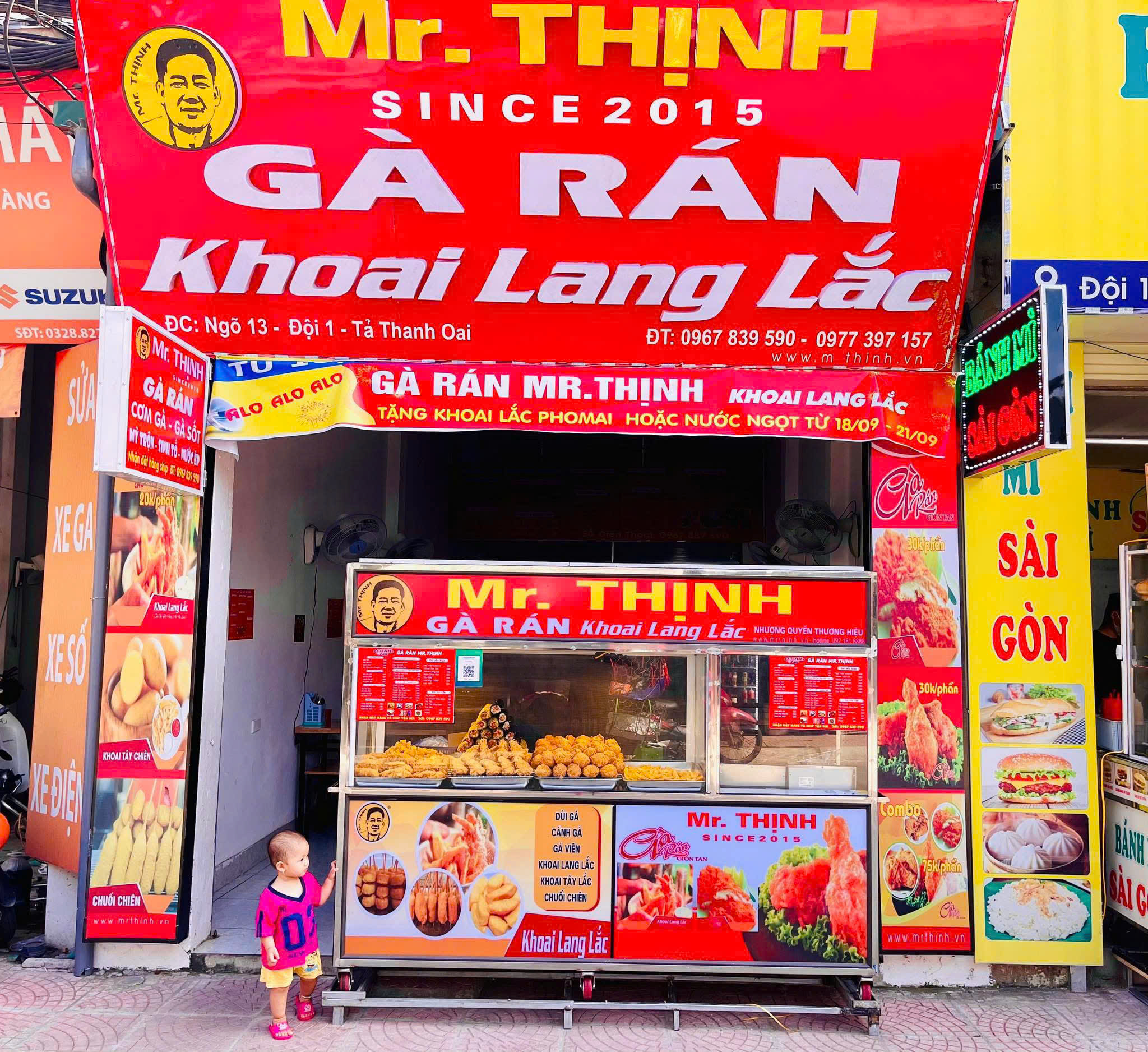 Sang nhượng cửa hàng gà rán Mr. Thịnh tại mặt đường Tả Thanh Oai, Thanh Trì