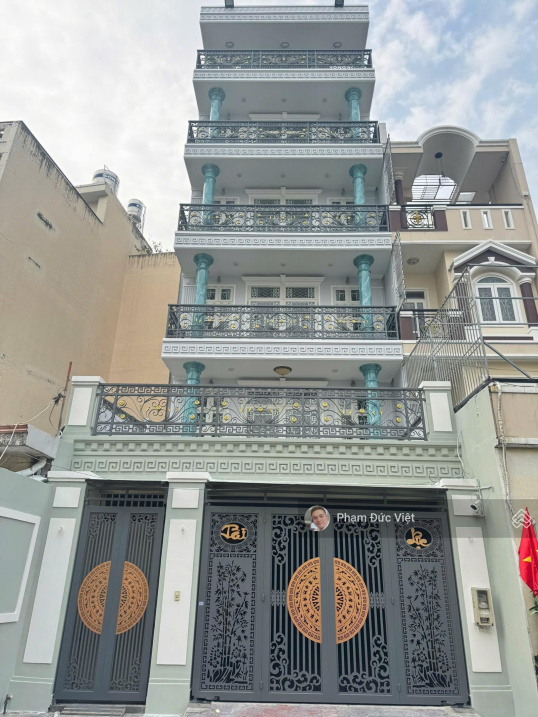 Cho thuê nhà mặt tiền 308 Nguyễn Văn Đậu phường 11 Quận Bình Thạnh nhà mới 6 tầng lầu thang máy